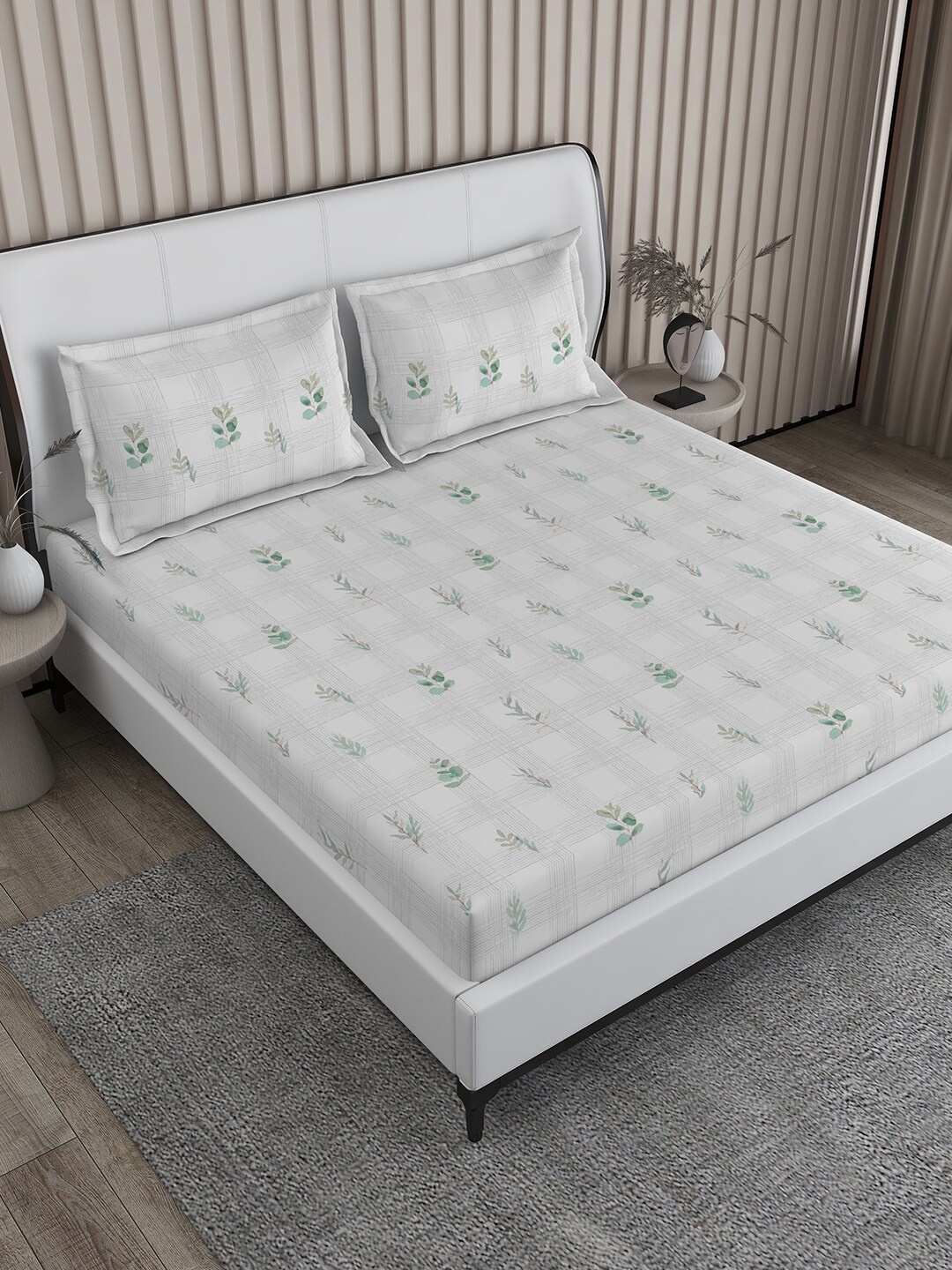 Boutique Living India Angelite White Floral 260 TC Super King Bedsheet & 2 Pillow Covers
Boutique Living India Angelite White Floral 260 TC Super King Bedsheet & 2 Pillow Covers