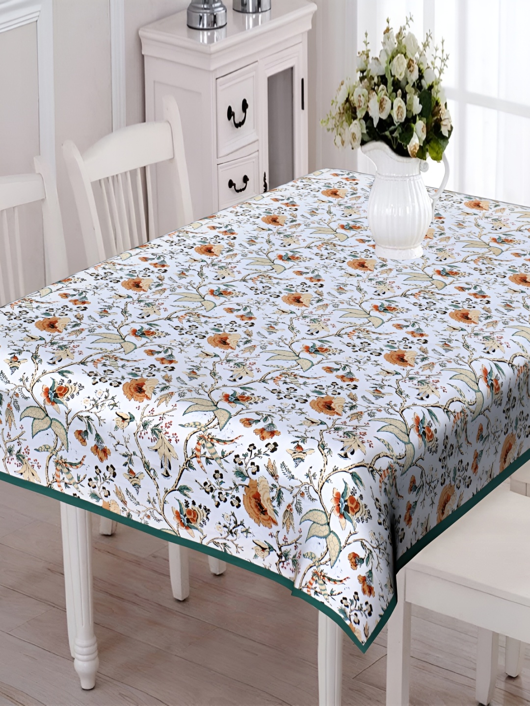 Texstylers White & Mustard Yellow Ethnic Motifs Anti-Slip Cotton 6-Seater Table Cover
Texstylers White & Mustard Yellow Ethnic Motifs Anti-Slip Cotton 6-Seater Table Cover