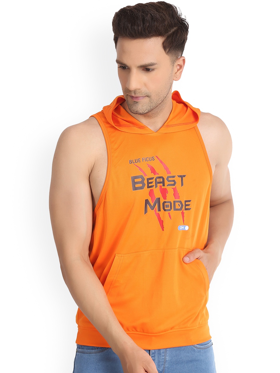 BLUEFICUS Printed Hooded Bio Washed Label Free Pure Cotton Basic Innerwear Vests, Orange
BLUEFICUS Printed Hooded Bio Washed Label Free Pure Cotton Basic Innerwear Vests, Orange