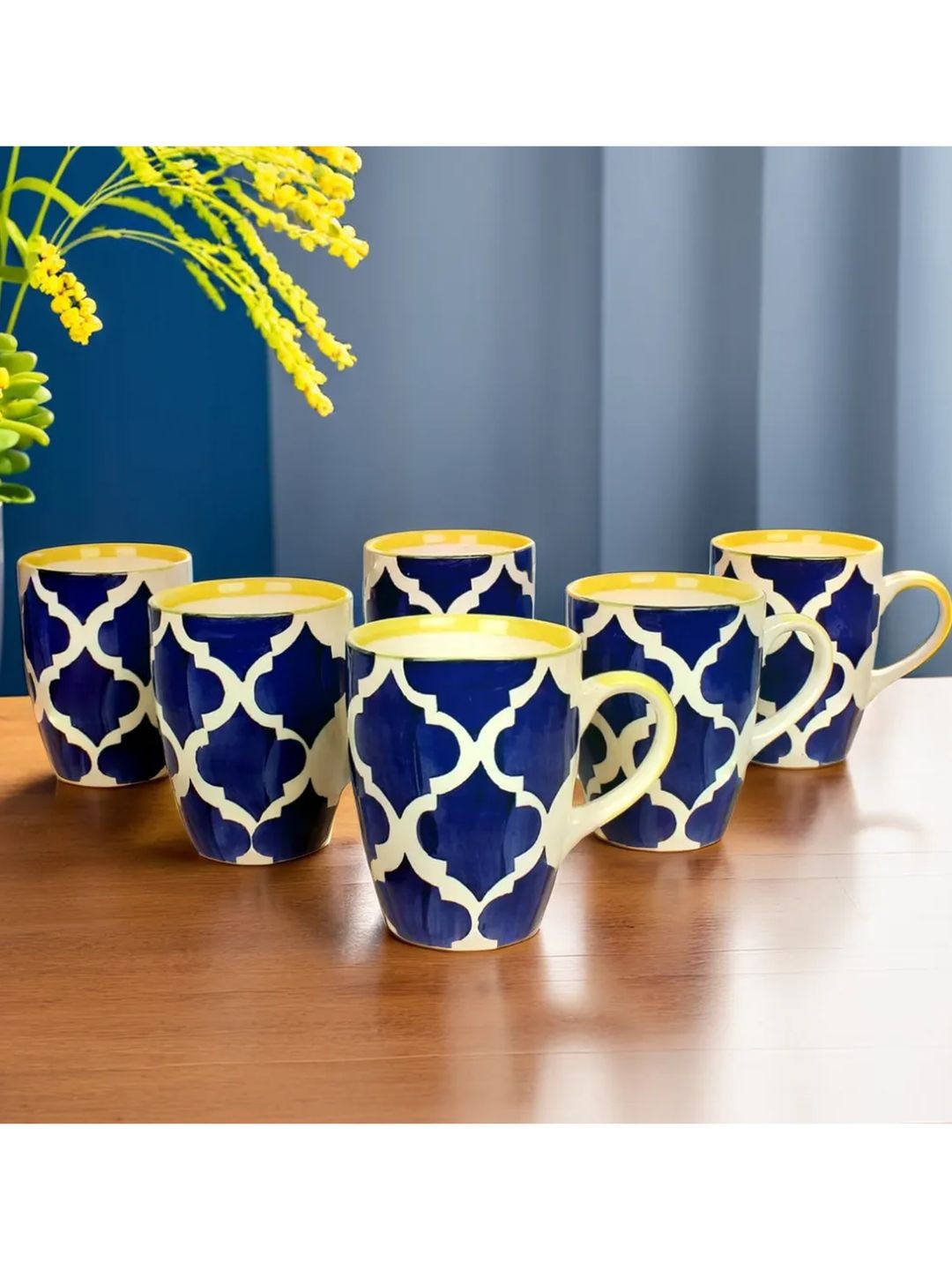 Kittens Blue 6 Pieces Handcrafted and Hand Painted Solid Ceramic Glossy Cups and Mugs
Kittens Blue 6 Pieces Handcrafted and Hand Painted Solid Ceramic Glossy Cups and Mugs