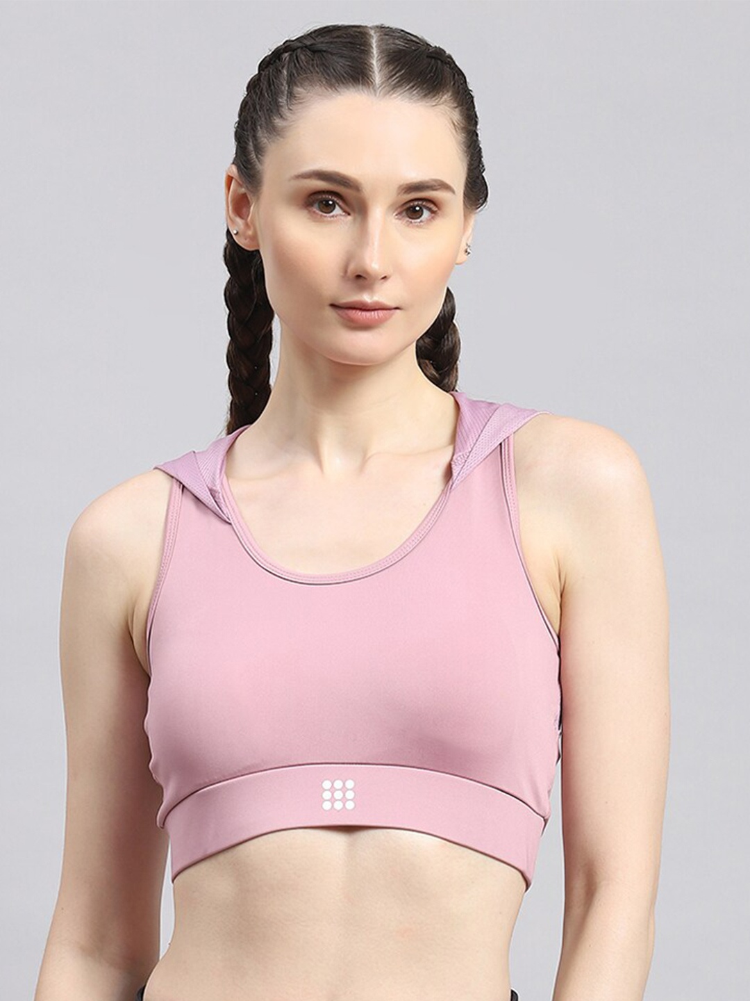 rock.it Full Coverage Non-Wired Hooded Seamless Workout Bra With 360 Degree Support, Pink
rock.it Full Coverage Non-Wired Hooded Seamless Workout Bra With 360 Degree Support, Pink