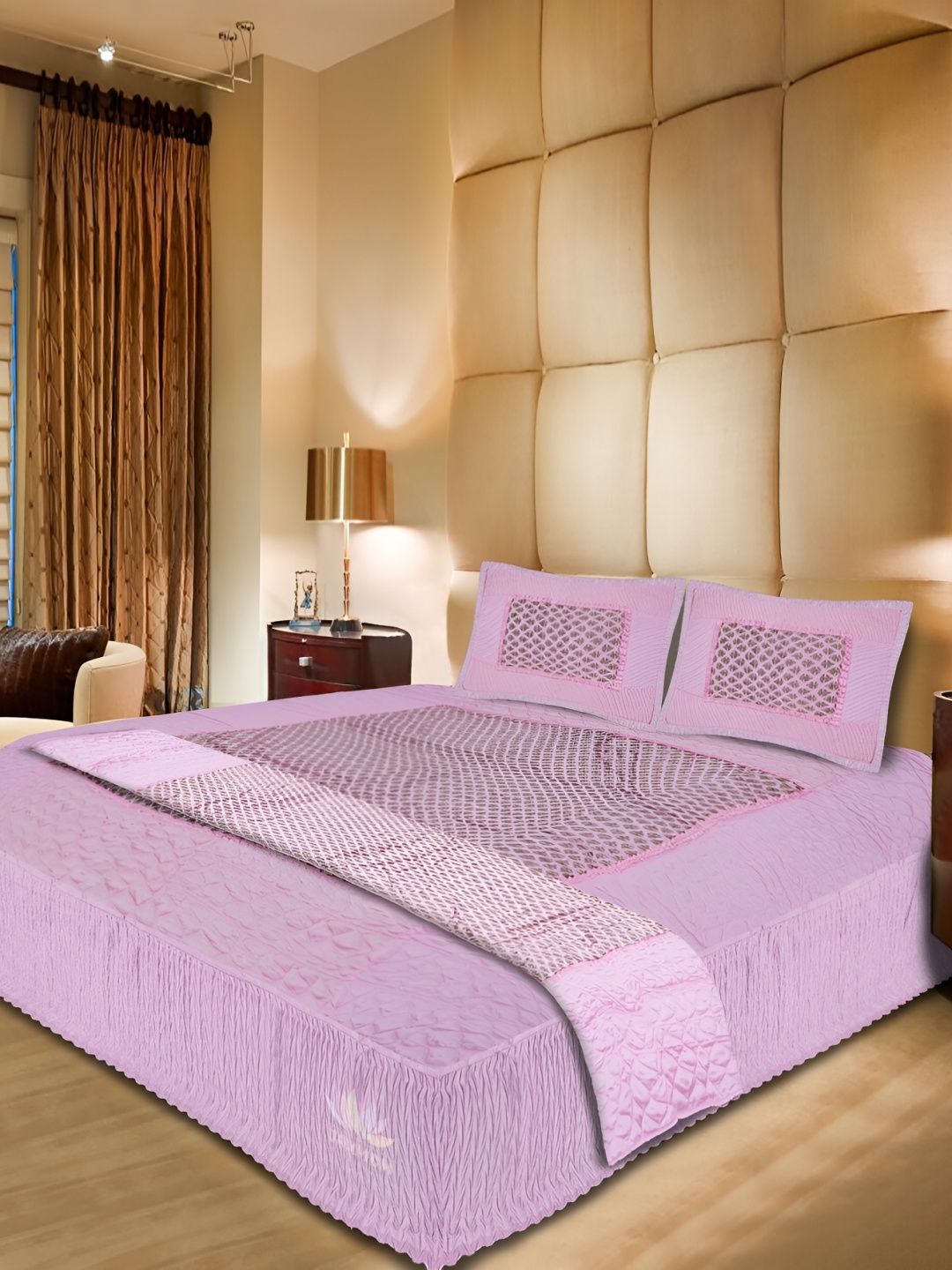Jaxmom Pink Ethnic Cotton 4 Pcs King Superfine Bedsheet With 2 Pillow Covers & Comforter
Jaxmom Pink Ethnic Cotton 4 Pcs King Superfine Bedsheet With 2 Pillow Covers & Comforter