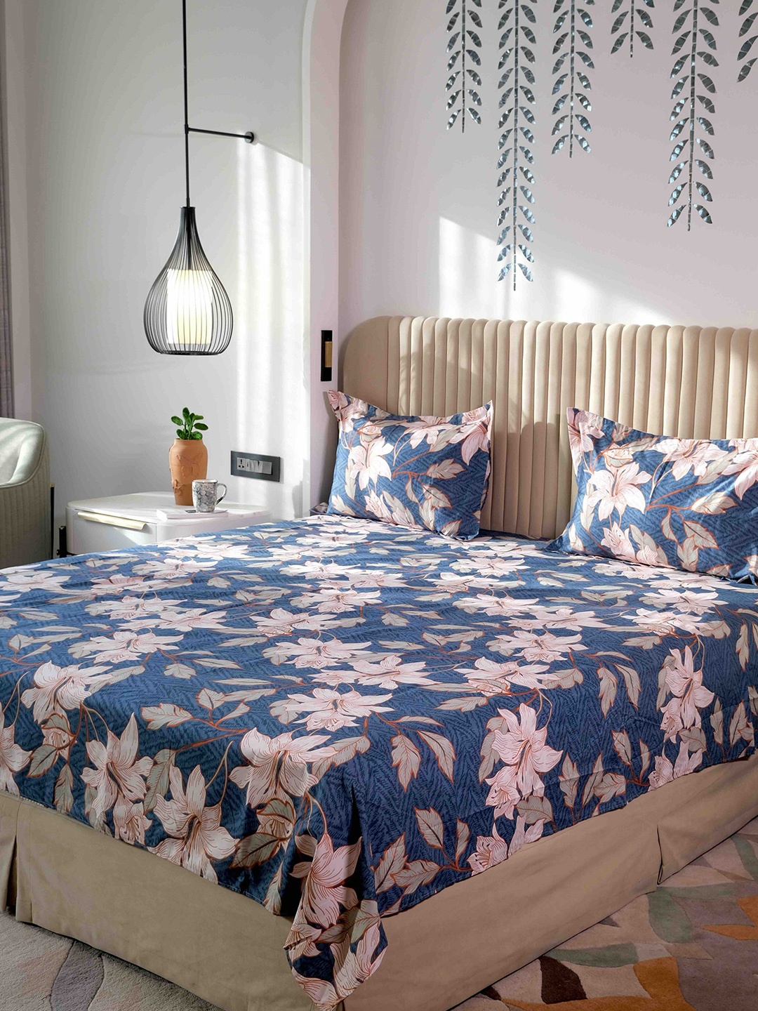 Pure Decor Queen Size Double Bed Bedsheet With 2 Pillow Covers 90in X 100in,228cm X 254cms, Blue
Pure Decor Queen Size Double Bed Bedsheet With 2 Pillow Covers 90in X 100in,228cm X 254cms, Blue