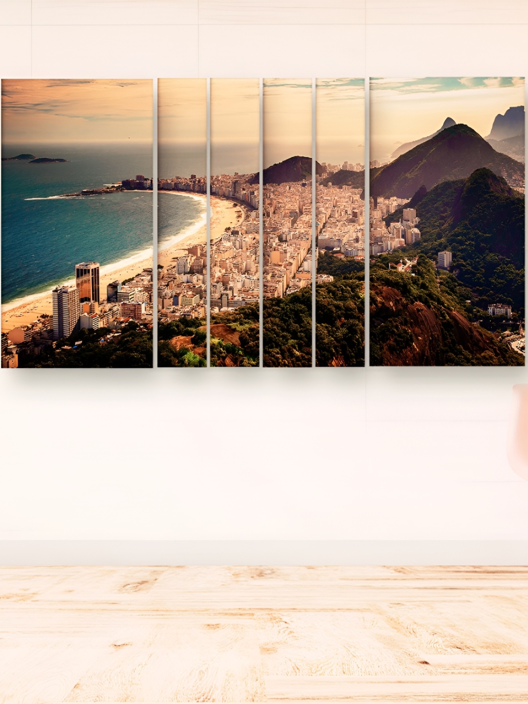 Casperme Blue & Beige Green 6 Pieces Mountains & Sea Wooden Framed Painting Wall Art
Casperme Blue & Beige Green 6 Pieces Mountains & Sea Wooden Framed Painting Wall Art