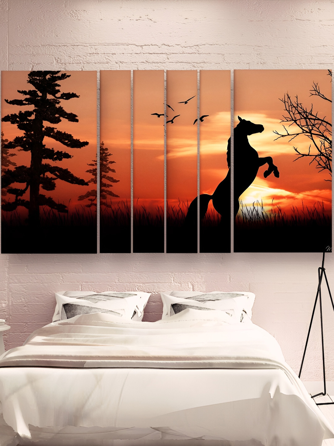 Casperme Orange-Coloured & Black 6 Pieces Vastu Horse Wooden Painting Wall Art
Casperme Orange-Coloured & Black 6 Pieces Vastu Horse Wooden Painting Wall Art