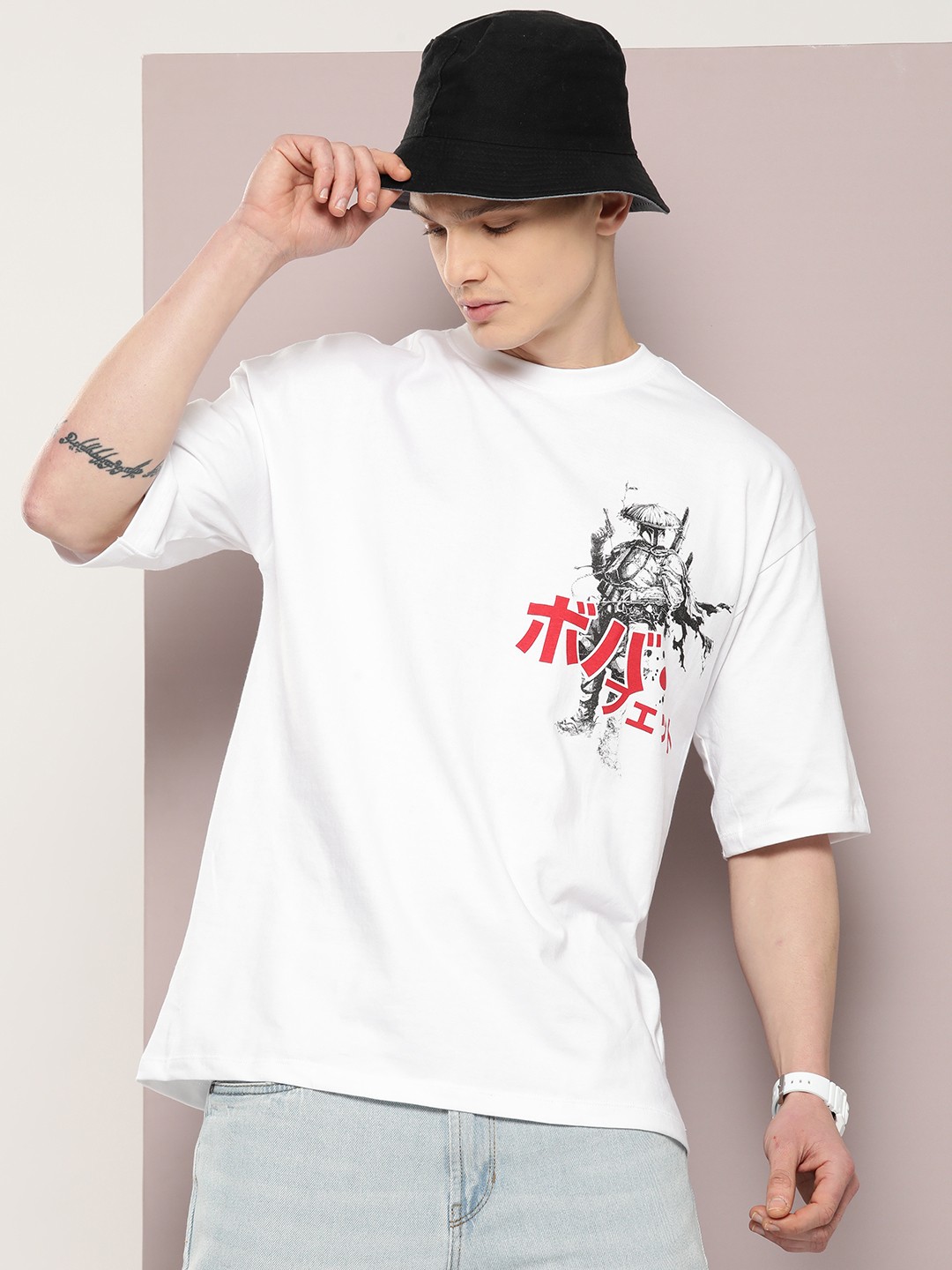 Kook N Keech Star Wars Printed Drop-Shoulder Sleeves Pure Cotton Oversized T-shirt, White
Kook N Keech Star Wars Printed Drop-Shoulder Sleeves Pure Cotton Oversized T-shirt, White