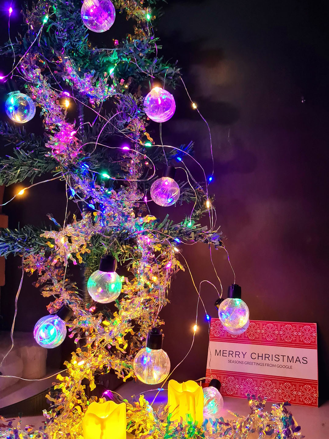 Glimmer Lightings Blue & Purple Fairy Ball String Lights 
Glimmer Lightings Blue & Purple Fairy Ball String Lights