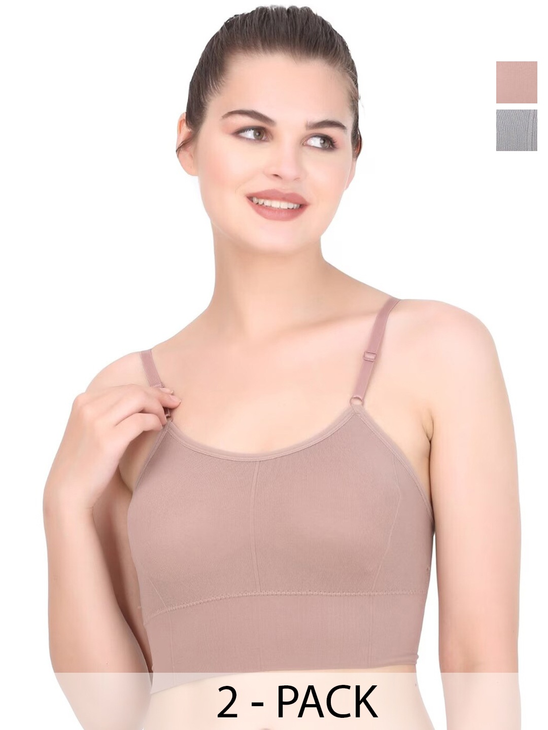 UNDER 1000 Pack Of 2 Full Coverage Padded Rapid-Dry T-shirt Bra With All Day Comfort, Grey
UNDER 1000 Pack Of 2 Full Coverage Padded Rapid-Dry T-shirt Bra With All Day Comfort, Grey