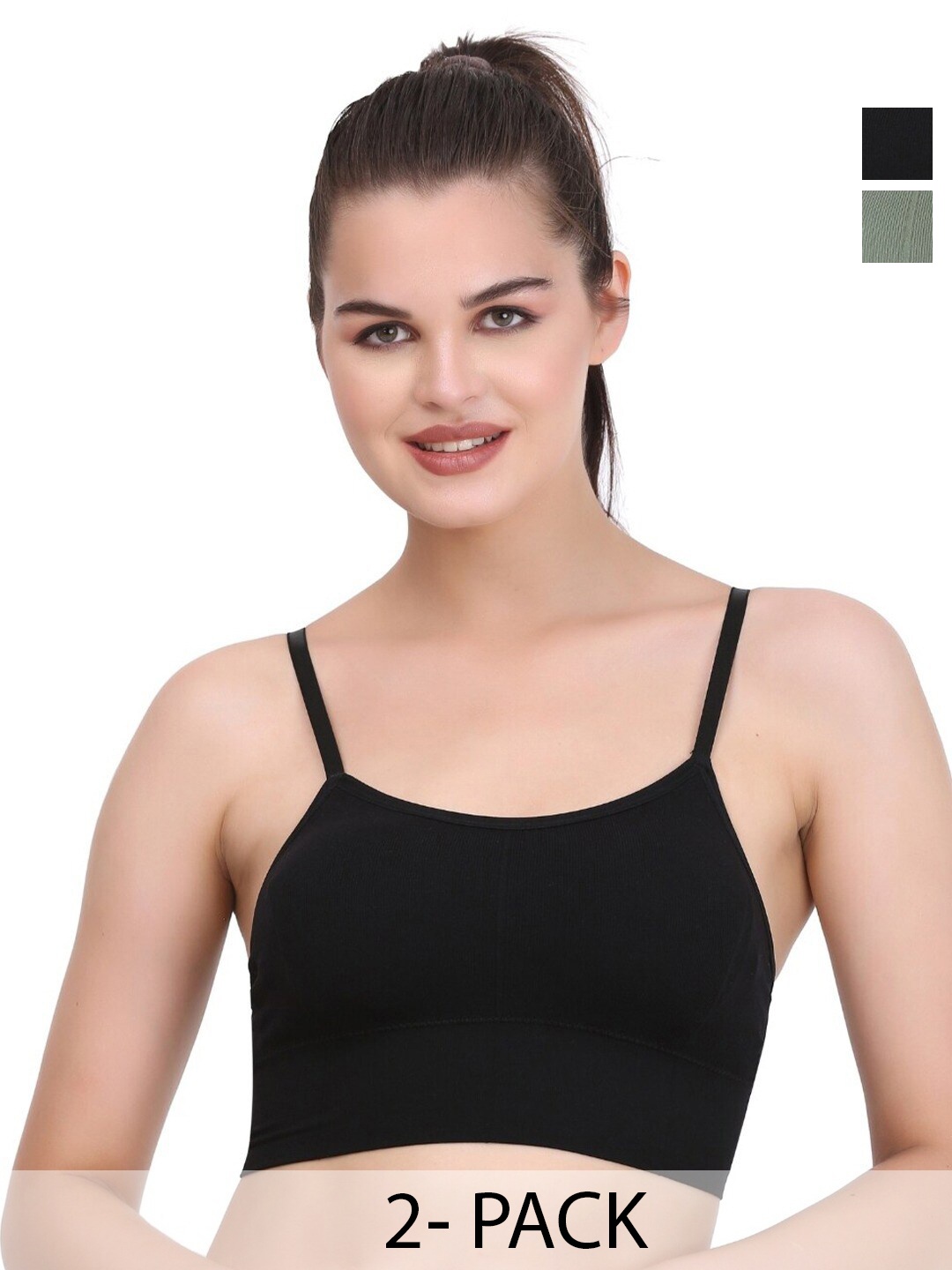 UNDER 1000 Pack Of 2 Full Coverage Organic Cotton T-shirt Bra With All Day Comfort, Black
UNDER 1000 Pack Of 2 Full Coverage Organic Cotton T-shirt Bra With All Day Comfort, Black
