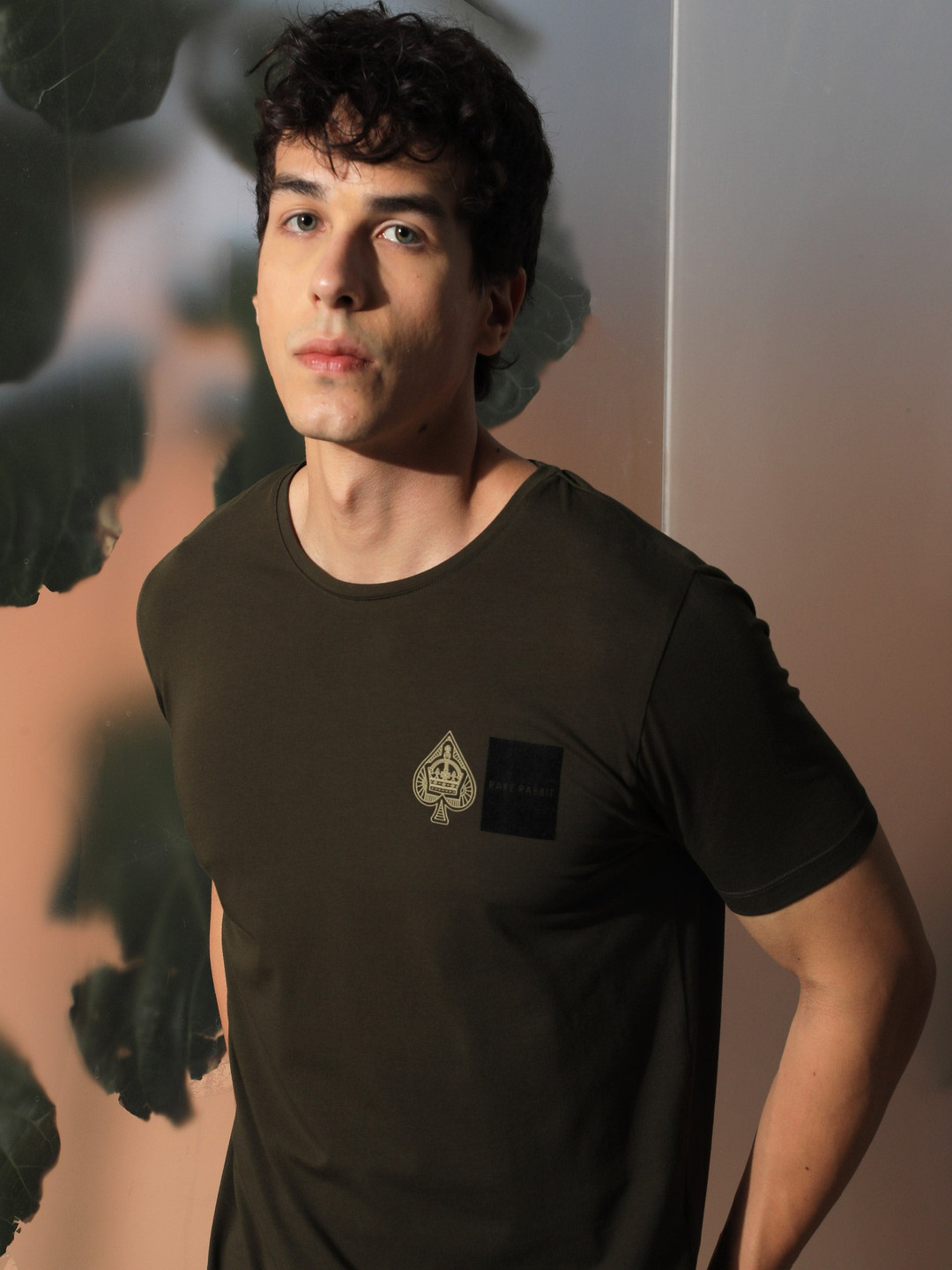 RARE RABBIT Men Rings-4 Slim Fit Solid Polo Collar T-Shirt, Olive
RARE RABBIT Men Rings-4 Slim Fit Solid Polo Collar T-Shirt, Olive