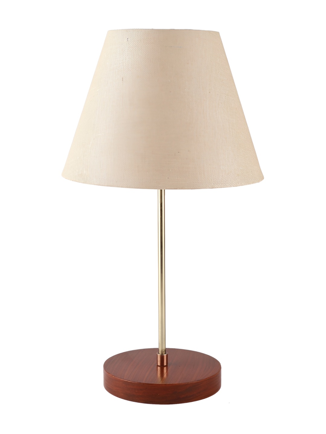 BTR CRAFTS Khaki & Brown Textured Frustum Shaped Metal Table Lamp with Adjustable Cord
BTR CRAFTS Khaki & Brown Textured Frustum Shaped Metal Table Lamp with Adjustable Cord