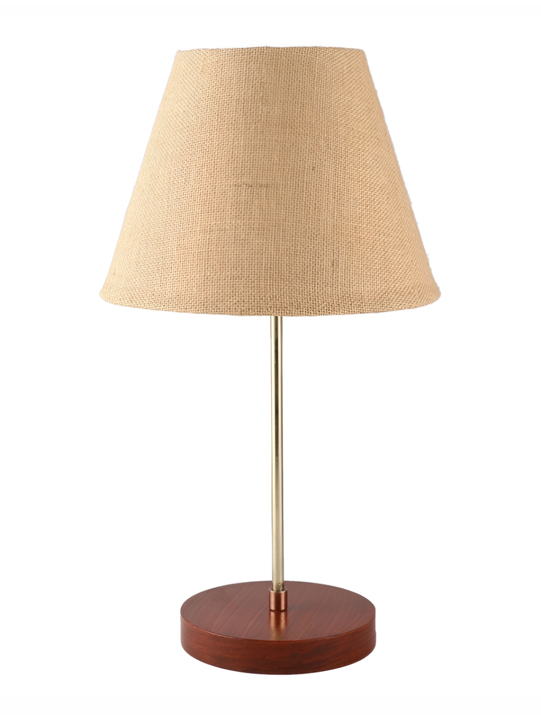 BTR CRAFTS Brown & Beige Textured Frustum Shaped Metal Table Lamp with Adjustable Cord
BTR CRAFTS Brown & Beige Textured Frustum Shaped Metal Table Lamp with Adjustable Cord
