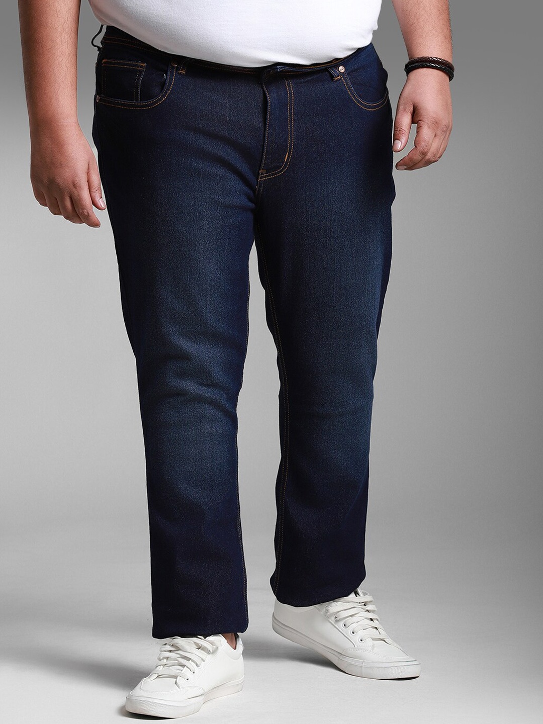 Freeform by High Star Men Plus Size Light Fade Slim Fit Stretchable Jeans, Navy blue
Freeform by High Star Men Plus Size Light Fade Slim Fit Stretchable Jeans, Navy blue