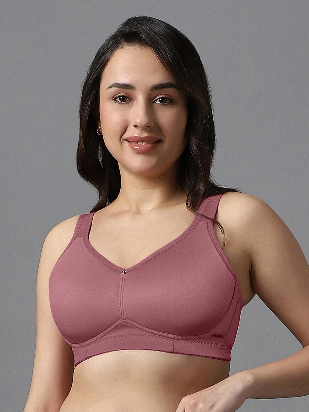 Amante Breathable Lightly Padded T-shirt Airy Support Spacer Bra With All Day Comfort, Mauve
Amante Breathable Lightly Padded T-shirt Airy Support Spacer Bra With All Day Comfort, Mauve