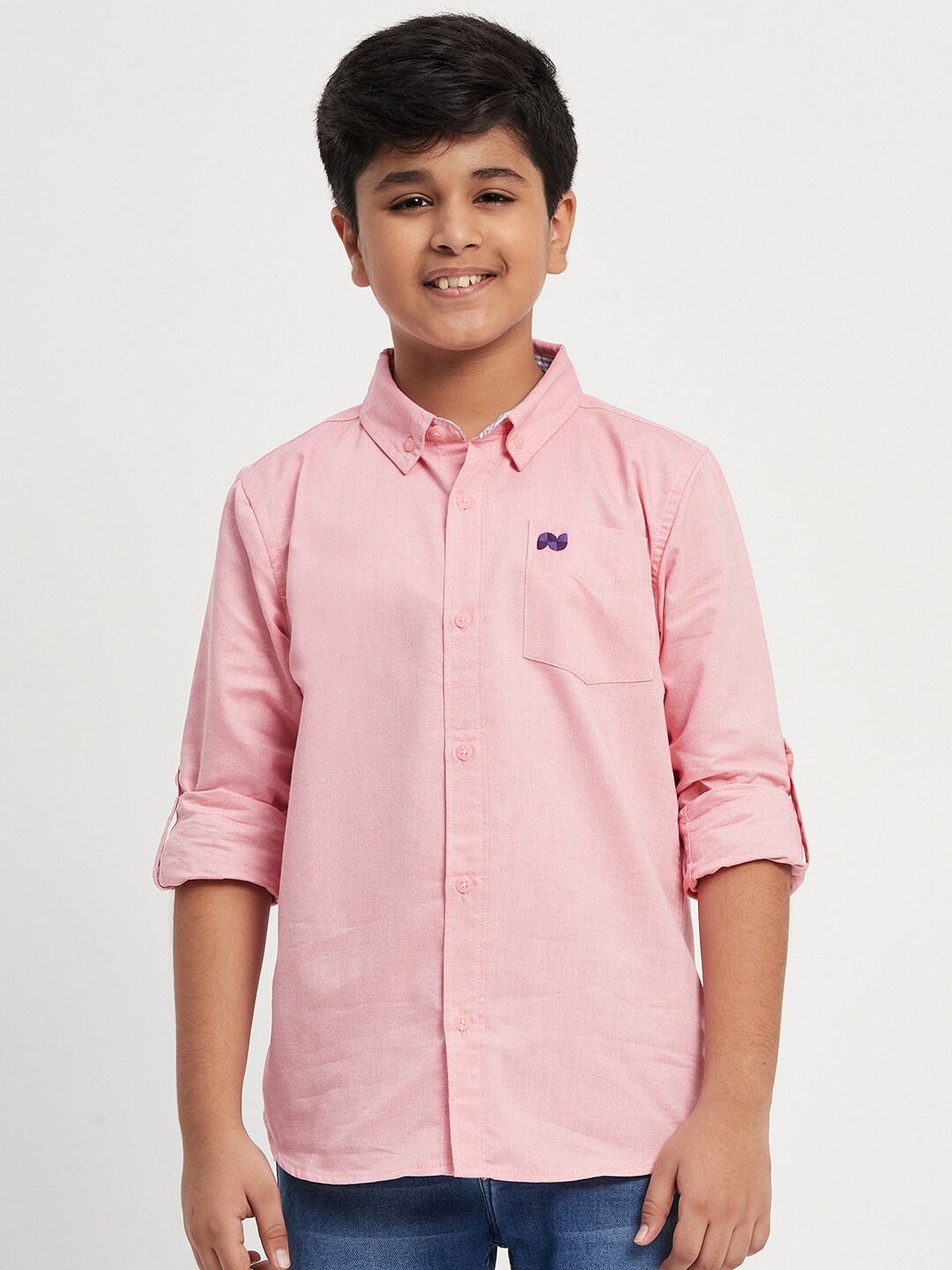Purple United Kids Boys Button-Down Collar Long Sleeves Oxford Cotton Casual Shirt, Pink
Purple United Kids Boys Button-Down Collar Long Sleeves Oxford Cotton Casual Shirt, Pink