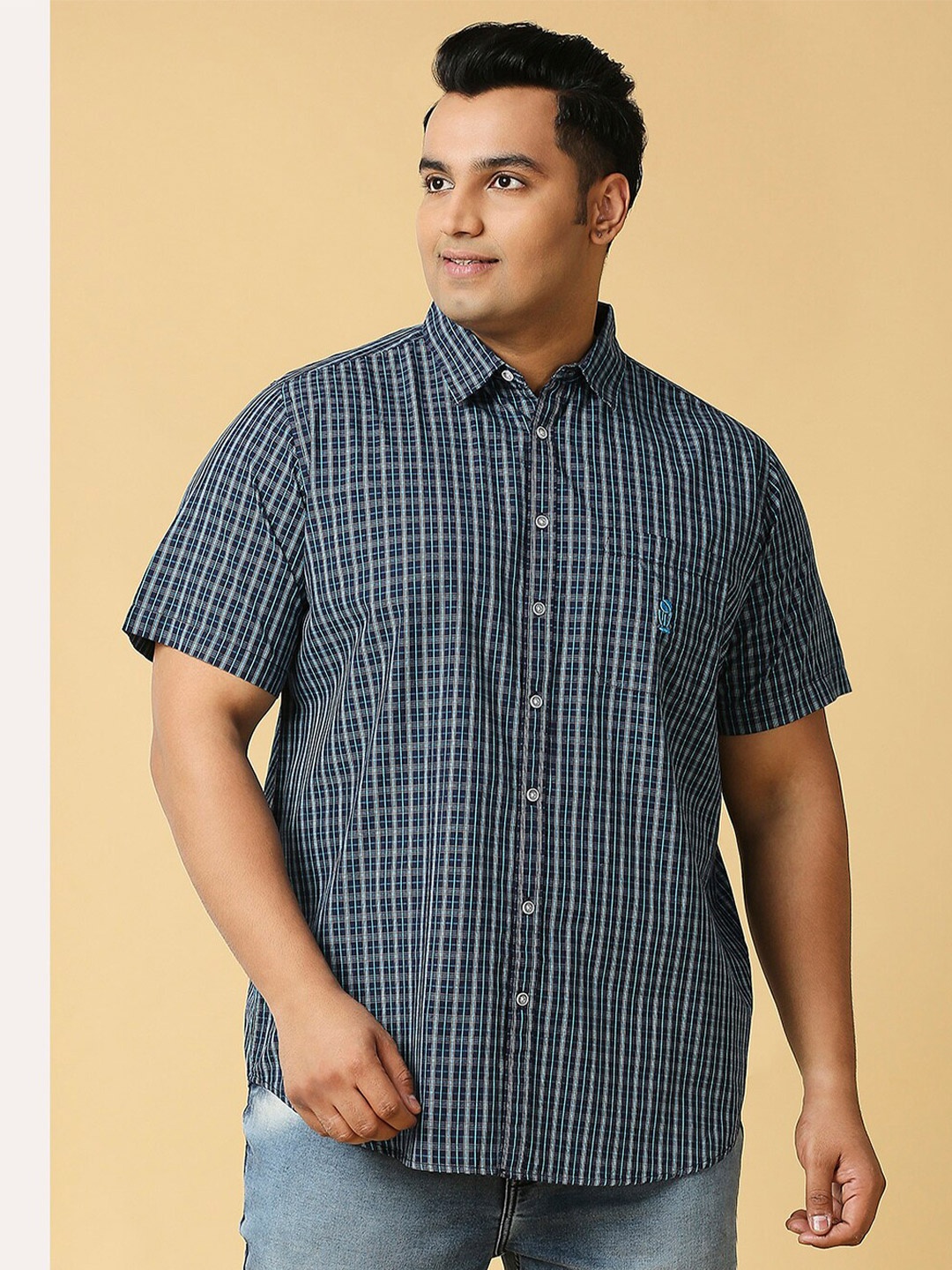 Thomas Scott Spread Collar Classic Regular Fit Tartan Checked Casual Pure Cotton Shirt, Blue
Thomas Scott Spread Collar Classic Regular Fit Tartan Checked Casual Pure Cotton Shirt, Blue