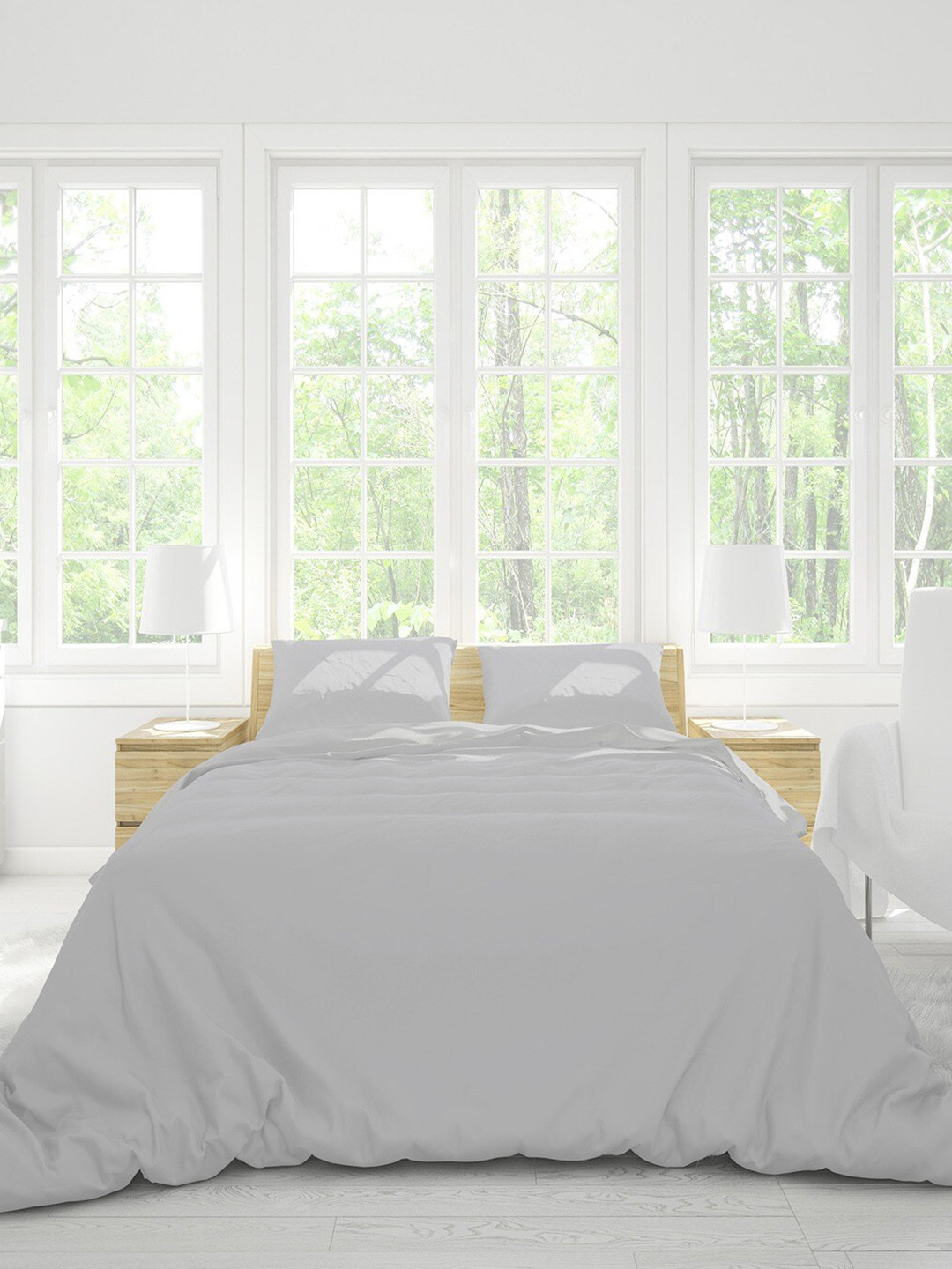 Himeya White 200 TC Cotton Single Duvet Cover 
Himeya White 200 TC Cotton Single Duvet Cover