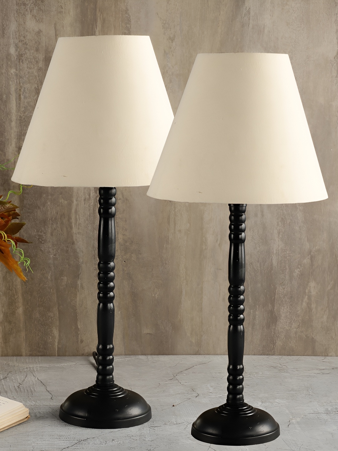 BTR CRAFTS Cream & Black 2 Pieces Metal Frustum Table Lamp With Adjustable Cord, Off white
BTR CRAFTS Cream & Black 2 Pieces Metal Frustum Table Lamp With Adjustable Cord, Off white