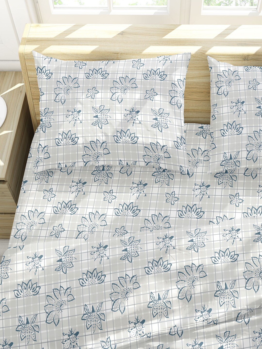Himeya Comfort Percale White 2 Pcs Printed 200TC Pure Cotton Rectangle Pillow Covers
Himeya Comfort Percale White 2 Pcs Printed 200TC Pure Cotton Rectangle Pillow Covers