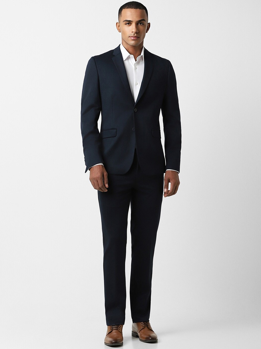 Peter England Elite Textured Single-Breasted Slim Fit Formal 2-Piece Suit, Navy blue
Peter England Elite Textured Single-Breasted Slim Fit Formal 2-Piece Suit, Navy blue