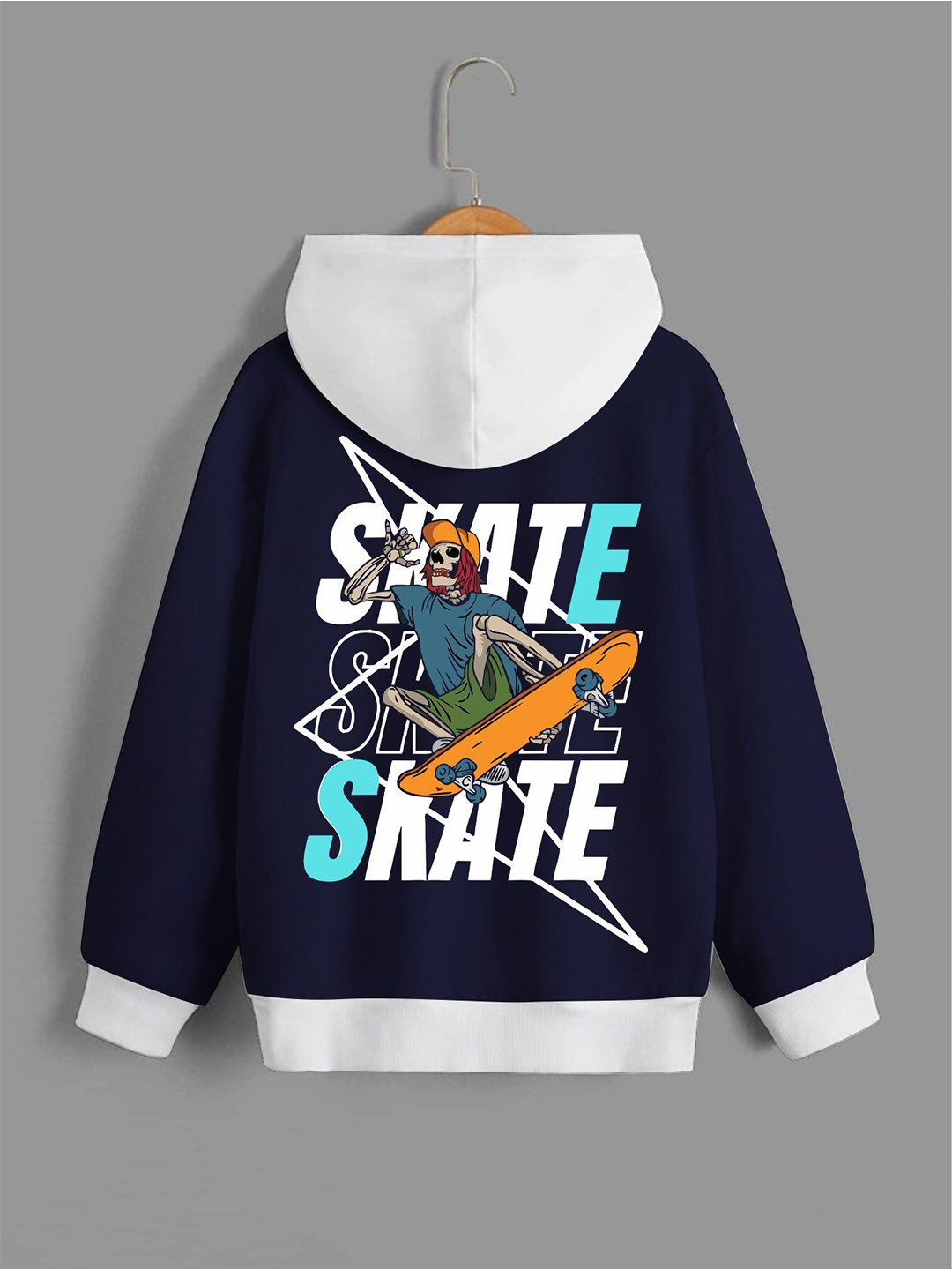 BAESD Boys Graphic Printed Relaxed Fit Long Sleeves Hooded Fleece Pullover, Navy blue
BAESD Boys Graphic Printed Relaxed Fit Long Sleeves Hooded Fleece Pullover, Navy blue