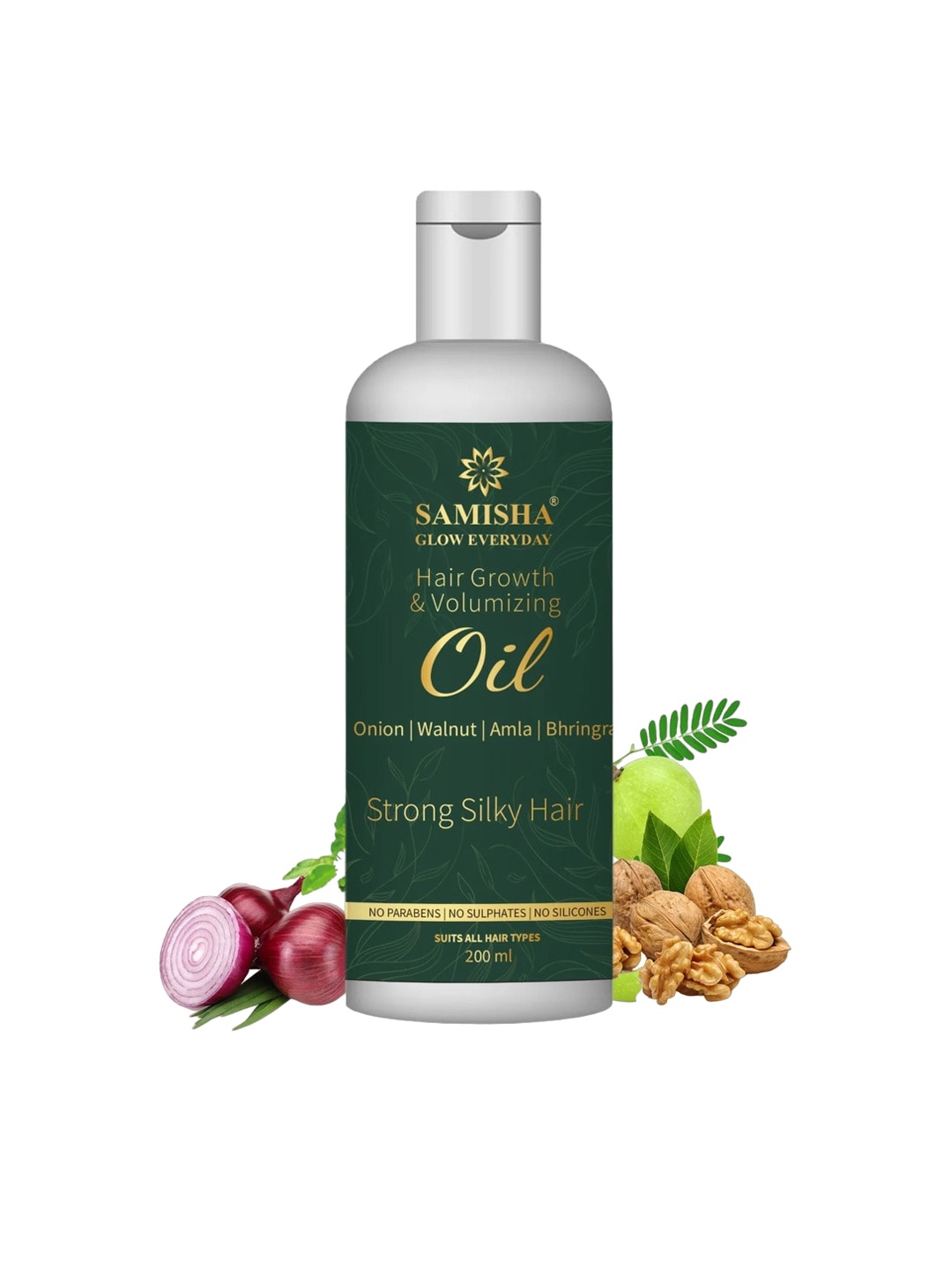SAMISHA Set Of 2 Red Onion Oil For Hair Growth Strengthening & Volumizing - 200ml Each, White
SAMISHA Set Of 2 Red Onion Oil For Hair Growth Strengthening & Volumizing - 200ml Each, White