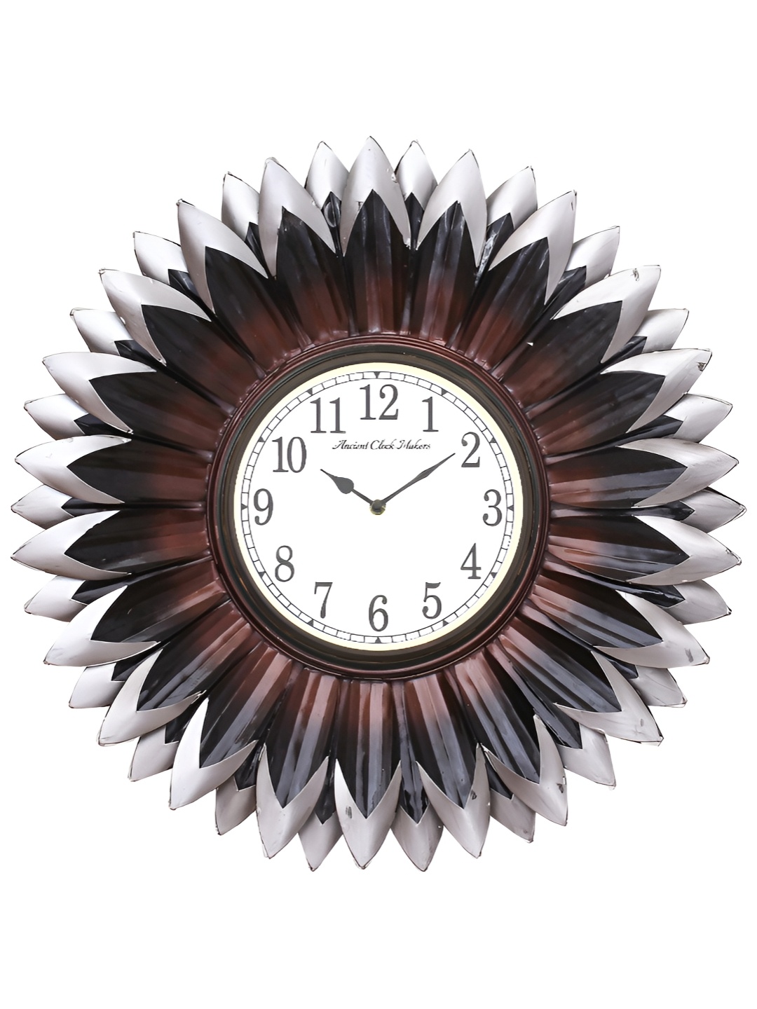 Ancient Clock Makers Grey & Brown Analogue Textured Round Shaped Traditional Wall Clock
Ancient Clock Makers Grey & Brown Analogue Textured Round Shaped Traditional Wall Clock