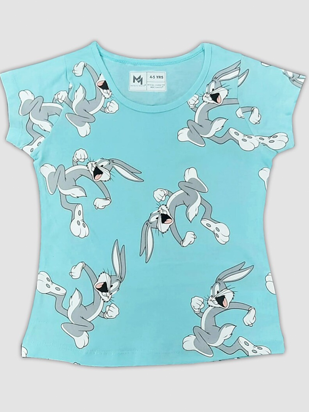 Minute Mirth Girls Looney Tunes Printed Round Neck Short Sleeves Pure Cotton T-shirt, Blue
Minute Mirth Girls Looney Tunes Printed Round Neck Short Sleeves Pure Cotton T-shirt, Blue