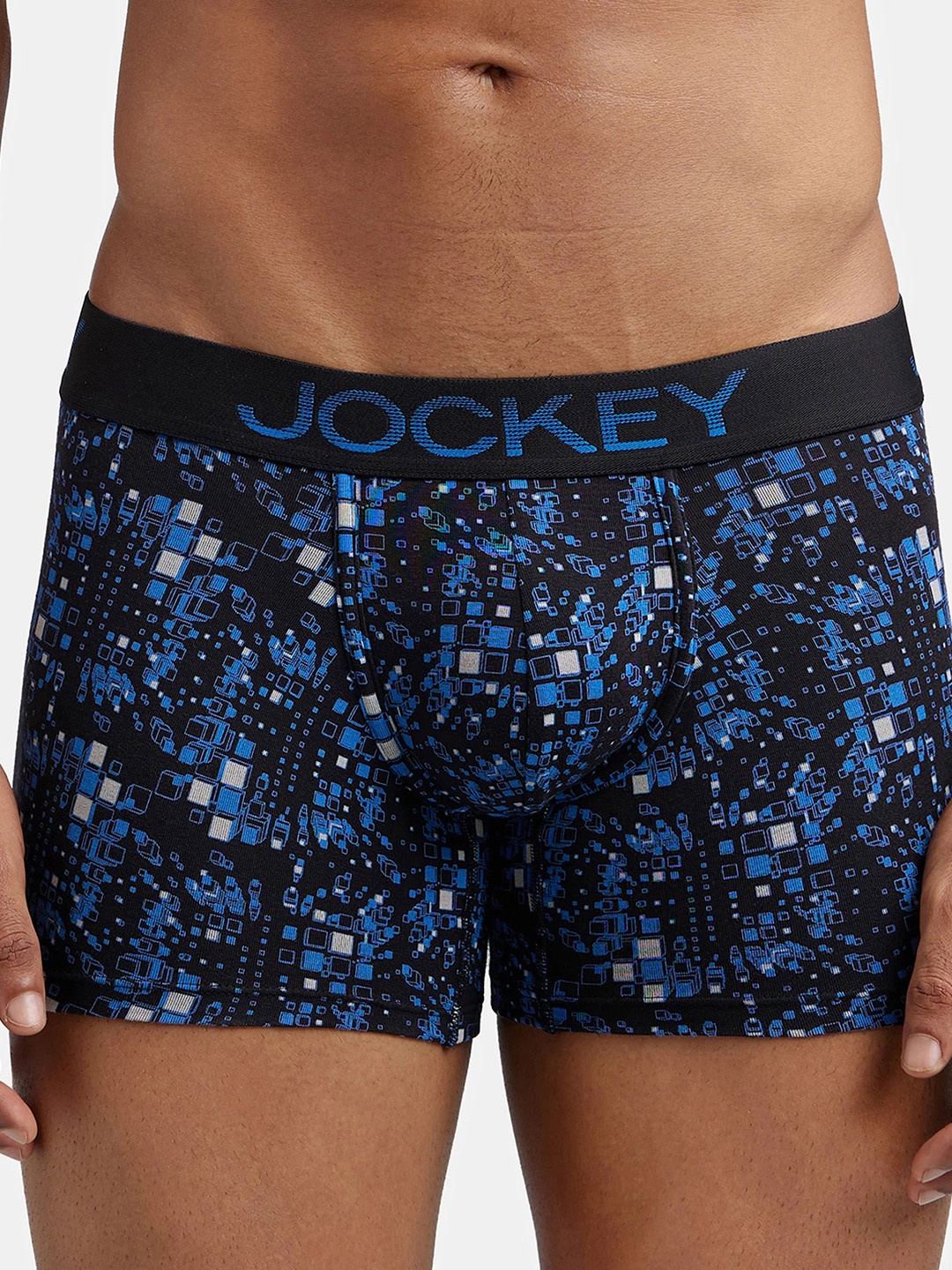 Jockey Super Combed Cotton Stretch Printed Trunk with Ultrasoft Waistband-FP23, Black
Jockey Super Combed Cotton Stretch Printed Trunk with Ultrasoft Waistband-FP23, Black