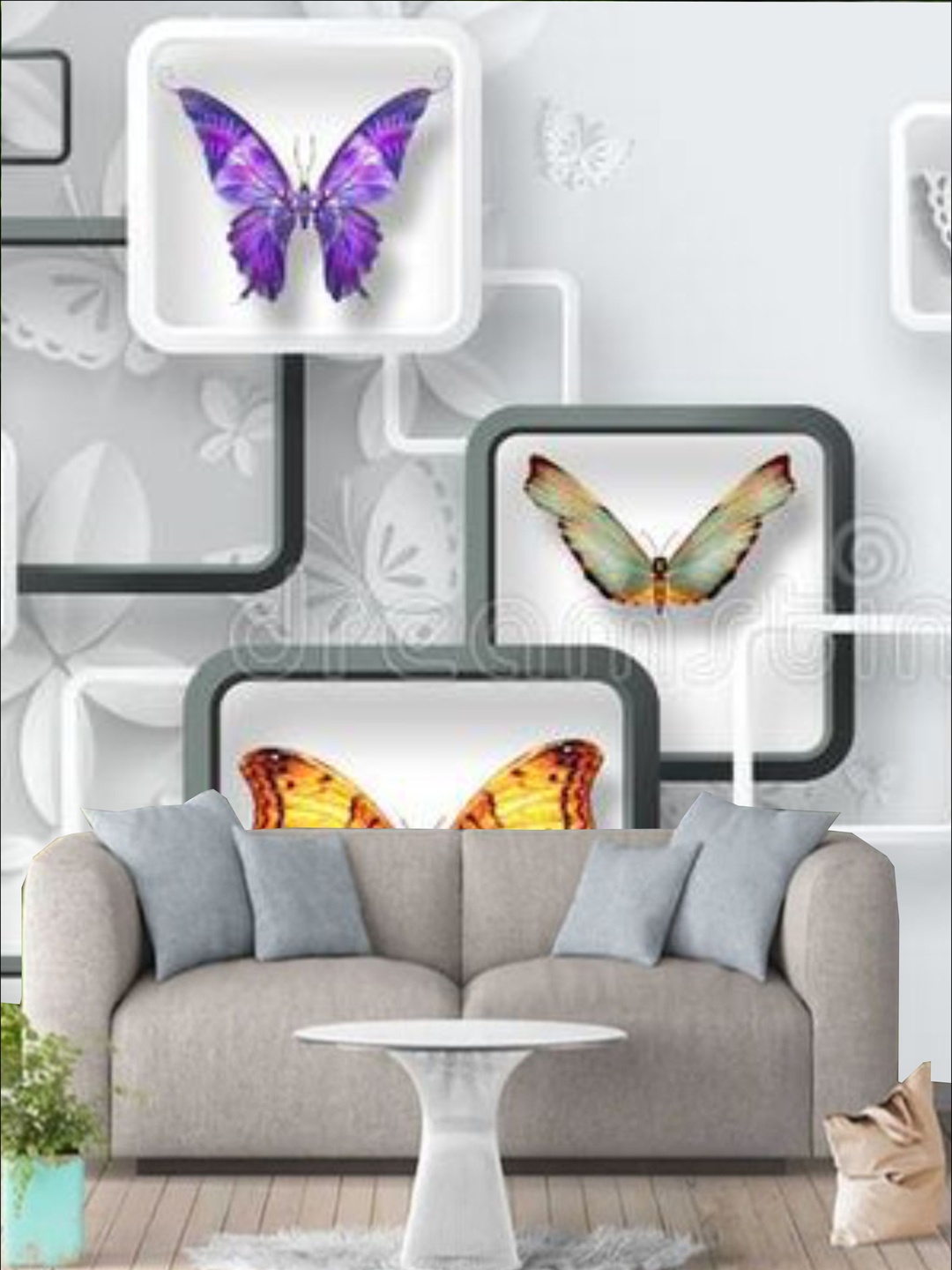 KSHIRSA White & Purple Butterfly Printed Self Adhesive Removable Waterproof Wallpaper
KSHIRSA White & Purple Butterfly Printed Self Adhesive Removable Waterproof Wallpaper