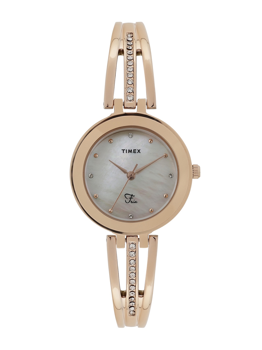 Timex Women Mother of Pearl Dial & Bracelet Style Straps Fria Analogue Watch- TWTL103SMU02, White
Timex Women Mother of Pearl Dial & Bracelet Style Straps Fria Analogue Watch- TWTL103SMU02, White