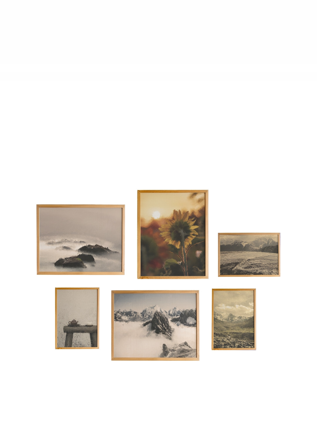 Cadore Gifts Beige & Grey 6 Piece Synthetic Wooden Floral and Botanical Wall Paintings 
Cadore Gifts Beige & Grey 6 Piece Synthetic Wooden Floral and Botanical Wall Paintings