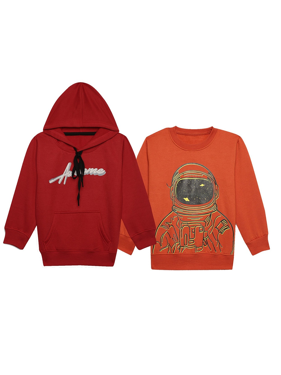 MACK JONNEY Kids Pack Of 2 Typography Printed Cotton Fleece Pullover Sweatshirts, Red
MACK JONNEY Kids Pack Of 2 Typography Printed Cotton Fleece Pullover Sweatshirts, Red