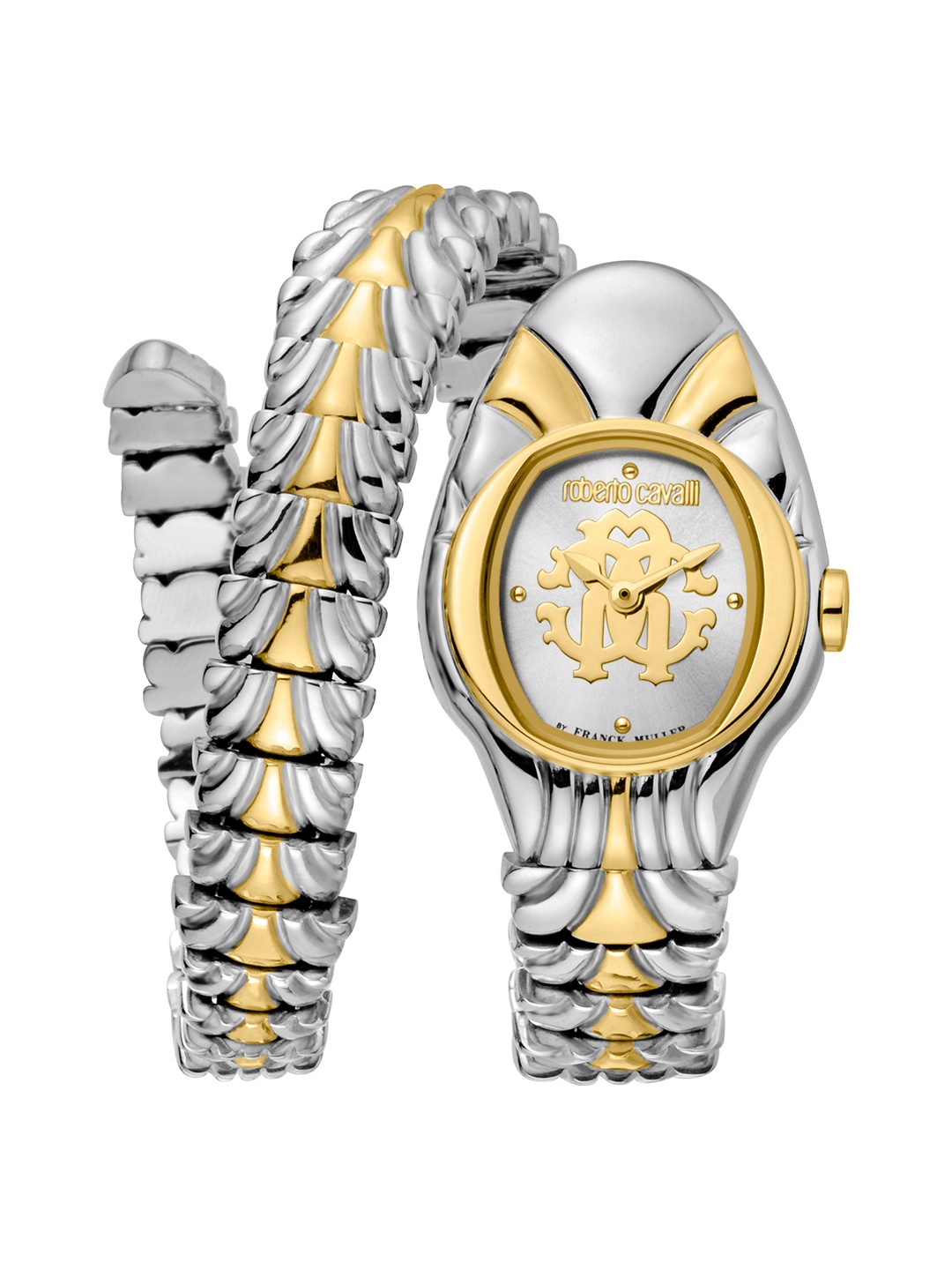 Roberto Cavalli by Franck Muller Women Silver-Toned Dial & Multicoloured Stainless Steel Straps Watch, Multi
Roberto Cavalli by Franck Muller Women Silver-Toned Dial & Multicoloured Stainless Steel Straps Watch, Multi