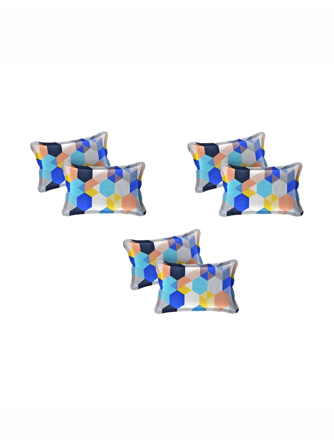 Supreme Home Collective Blue 6 Pieces Geometric Pure Cotton Rectangle Pillow Covers
Supreme Home Collective Blue 6 Pieces Geometric Pure Cotton Rectangle Pillow Covers