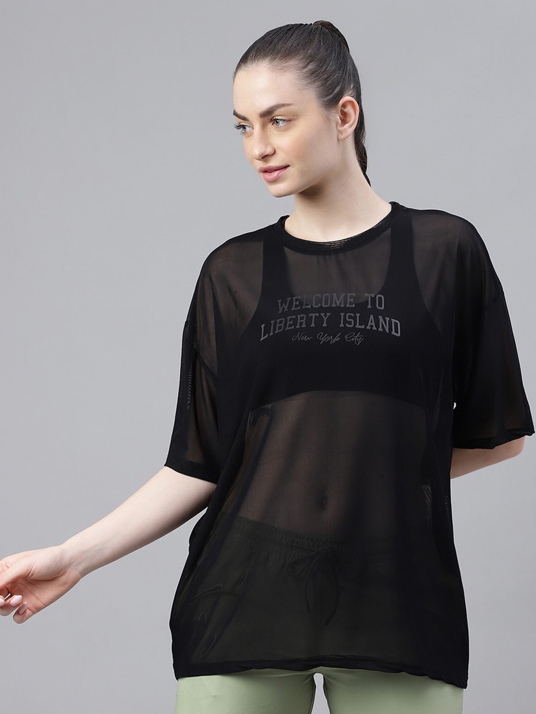 MKH Typography Printed Drop-Shoulder Sleeves Dri-FIT Relaxed Fit Sports T-shirt, Black
MKH Typography Printed Drop-Shoulder Sleeves Dri-FIT Relaxed Fit Sports T-shirt, Black