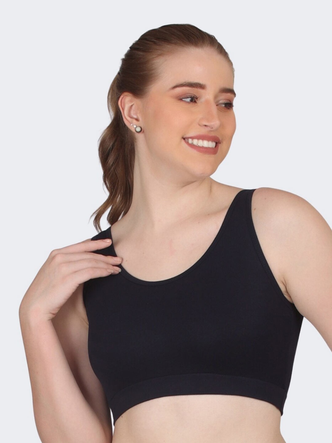 POOJA RAGENEE Full Coverage Non Padded Cotton Sports Bra With All Day Comfort, Navy blue
POOJA RAGENEE Full Coverage Non Padded Cotton Sports Bra With All Day Comfort, Navy blue