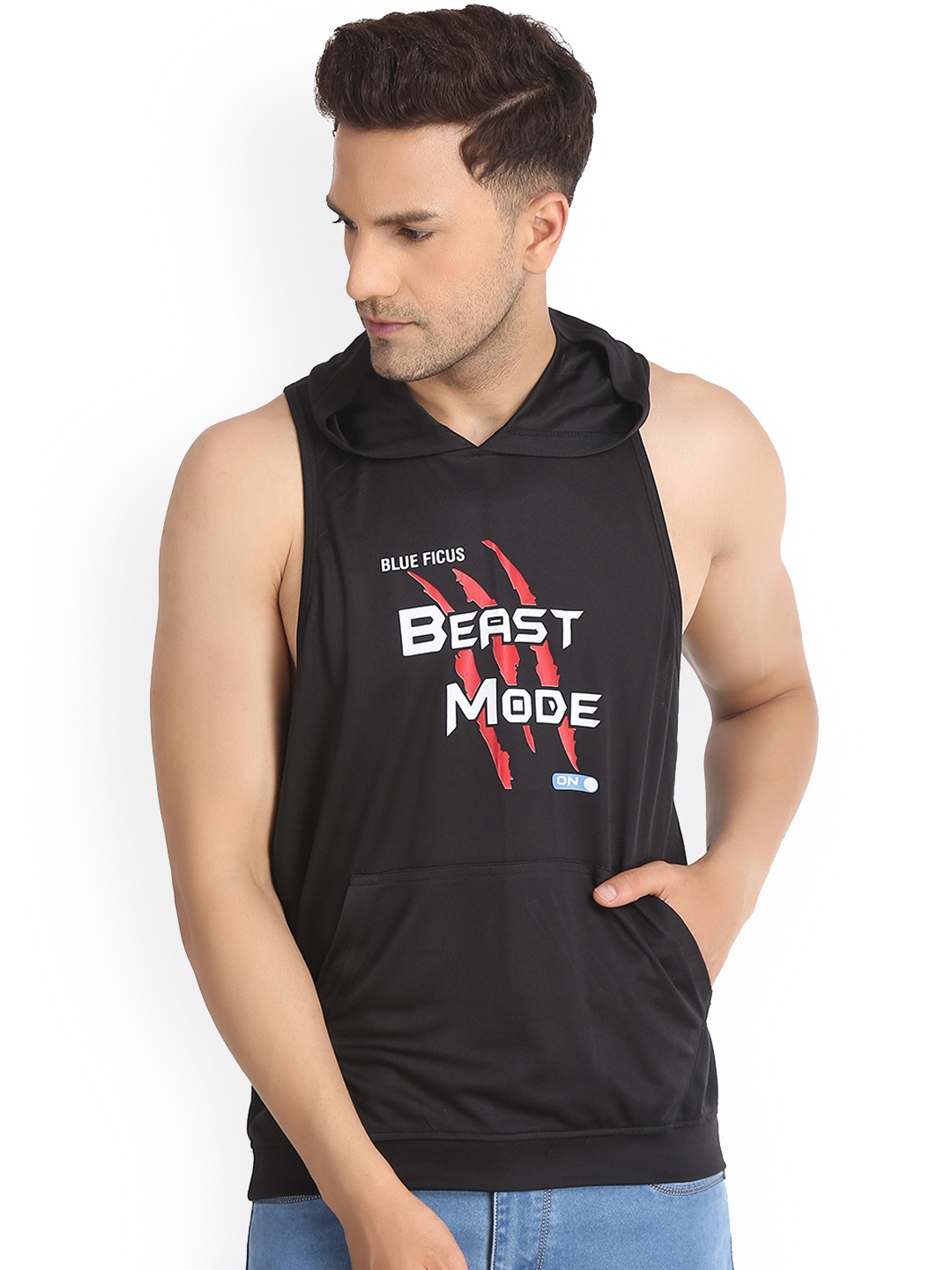 BLUEFICUS Graphic Printed Hooded Pure Cotton Sleeveless Gym Vest-BF-BLACK SANDO-VEST-XL
BLUEFICUS Graphic Printed Hooded Pure Cotton Sleeveless Gym Vest-BF-BLACK SANDO-VEST-XL