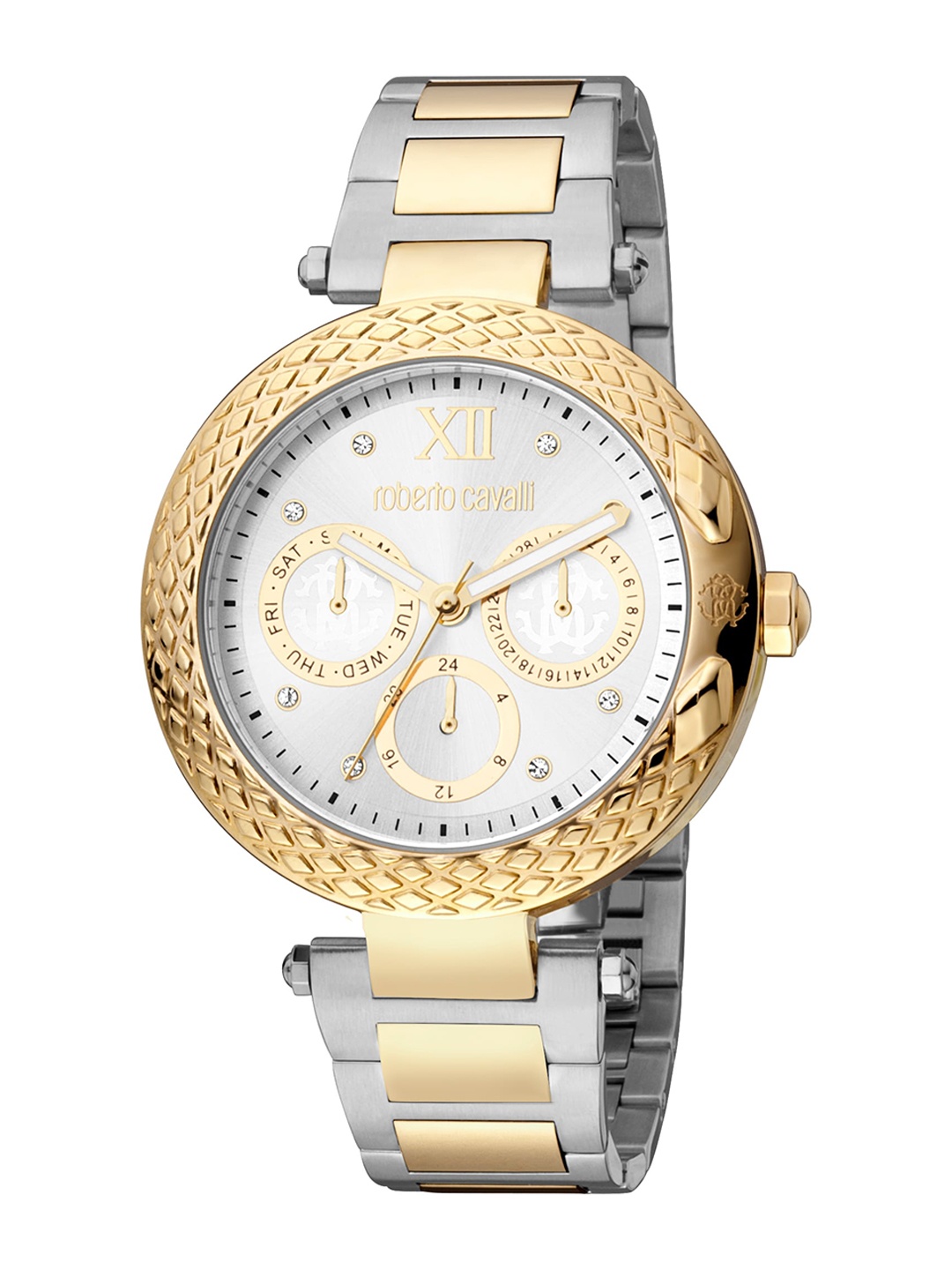 Roberto Cavalli Women Water Resistance Stainless Steel Analogue Watch RC5L005M0095, Silver
Roberto Cavalli Women Water Resistance Stainless Steel Analogue Watch RC5L005M0095, Silver