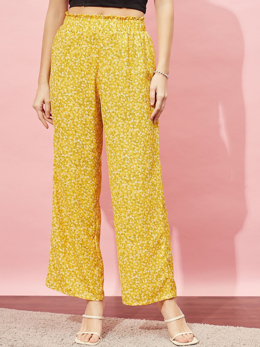 Berrylush Women Yellow Floral Printed Relaxed Straight Leg High-Rise Parallel Trouser
Berrylush Women Yellow Floral Printed Relaxed Straight Leg High-Rise Parallel Trouser