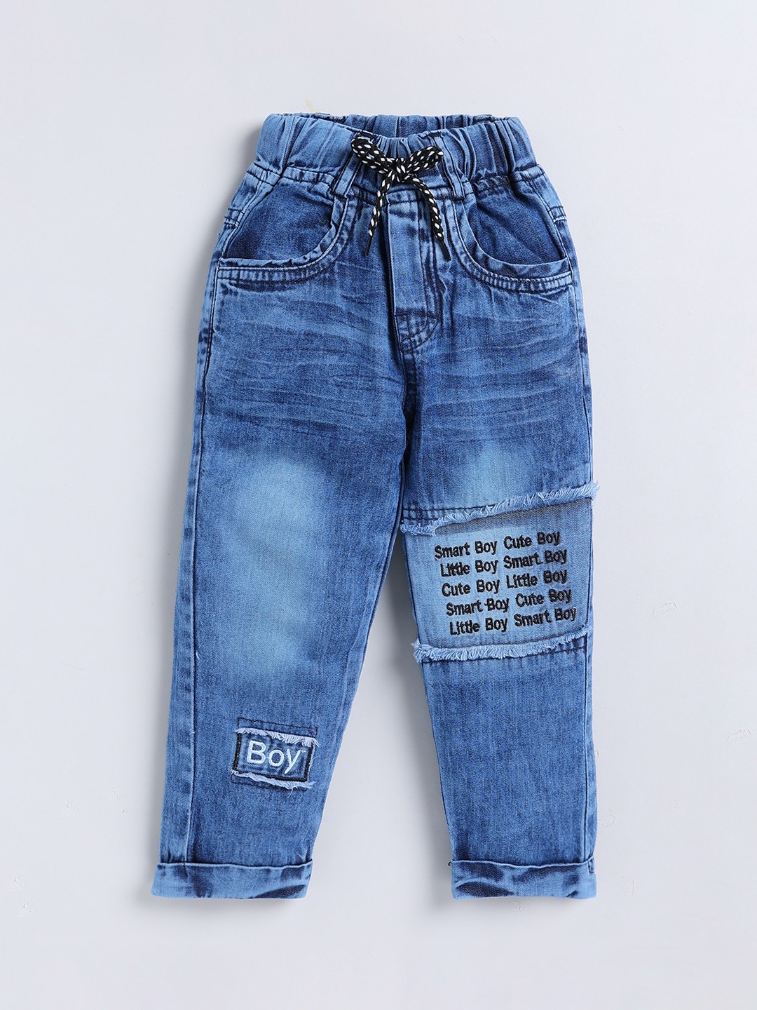 DENIKID Infants Mid-Rise Clean Look Embroidered Detail Light Fade Pure Cotton Jeans, Blue
DENIKID Infants Mid-Rise Clean Look Embroidered Detail Light Fade Pure Cotton Jeans, Blue