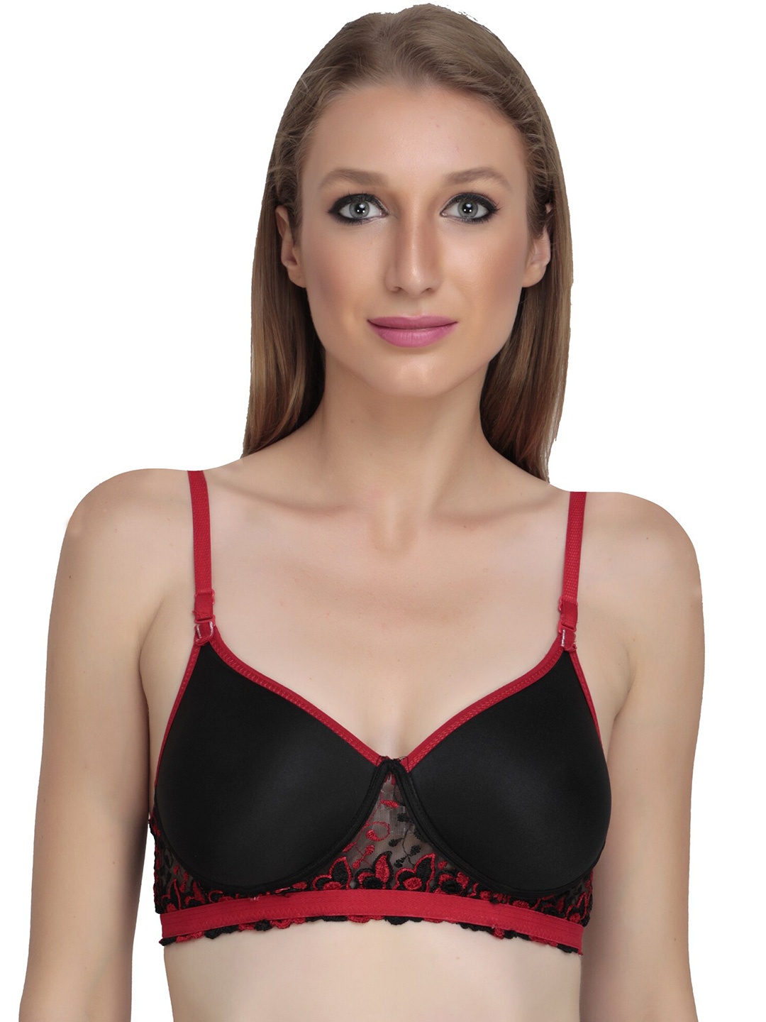 Liigne Floral Self Design Full Coverage Lightly Padded Everyday Bra With All Day Comfort, Red
Liigne Floral Self Design Full Coverage Lightly Padded Everyday Bra With All Day Comfort, Red