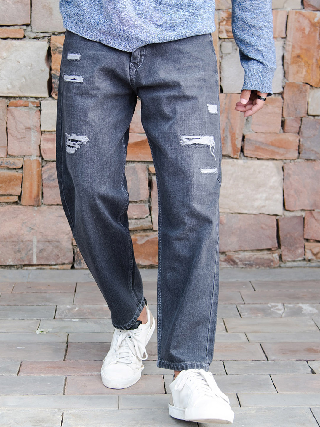 Tistabene Men Comfort Regular Fit Mildly Distressed Cotton Stretchable Jeans, Black
Tistabene Men Comfort Regular Fit Mildly Distressed Cotton Stretchable Jeans, Black