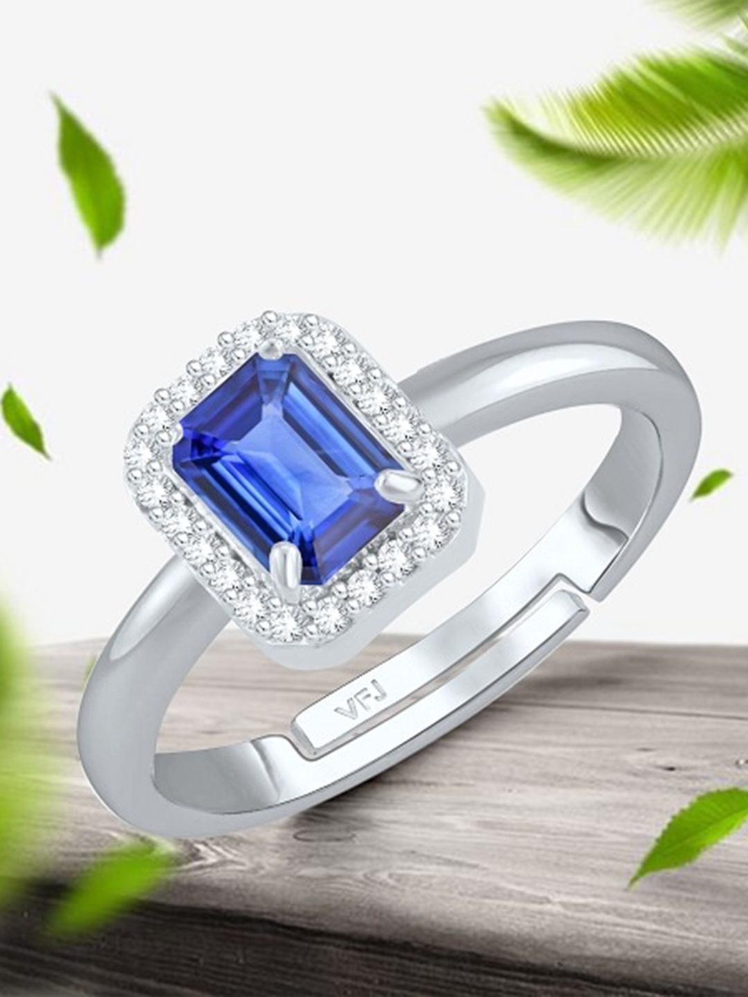 Vighnaharta Rhodium-Plated American Diamond-Studded Adjustable Finger Ring, Silver
Vighnaharta Rhodium-Plated American Diamond-Studded Adjustable Finger Ring, Silver