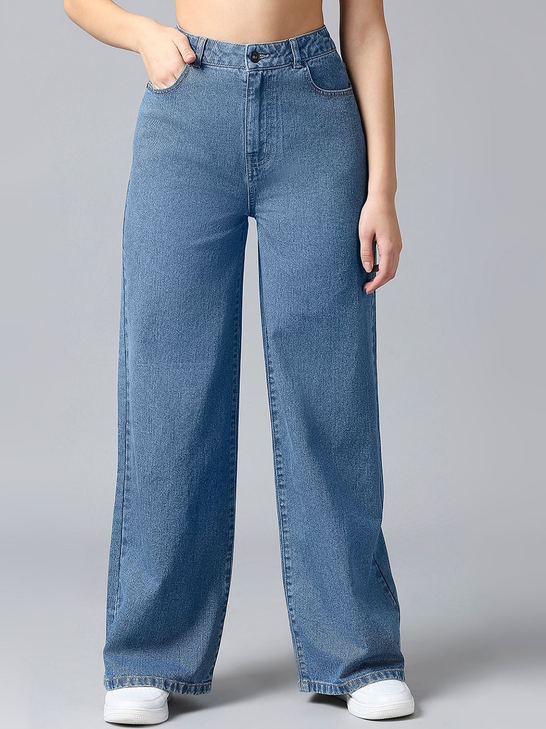 The Roaster Lifestyle Co. Women Blue Pure Cotton High Rise Baggy Boyfriend Fit Jeans
The Roaster Lifestyle Co. Women Blue Pure Cotton High Rise Baggy Boyfriend Fit Jeans