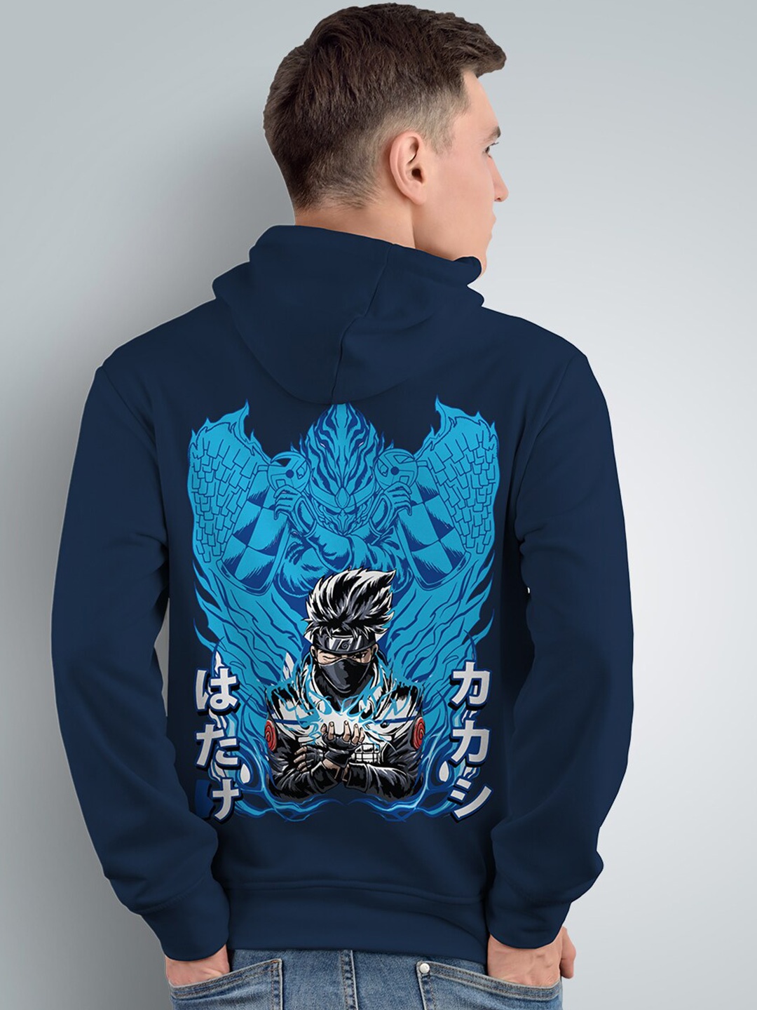 Crazymonk Printed Anime Kakashi With Susanoo Naruto Hooded Cotton Sweatshirt, Navy blue
Crazymonk Printed Anime Kakashi With Susanoo Naruto Hooded Cotton Sweatshirt, Navy blue
