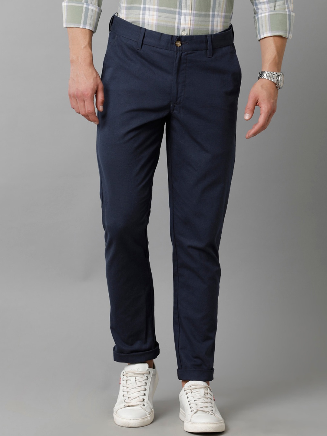 CAVALLO by Linen Club Men Comfort Slim Fit Easy Wash Cotton Linen Trousers, Blue
CAVALLO by Linen Club Men Comfort Slim Fit Easy Wash Cotton Linen Trousers, Blue