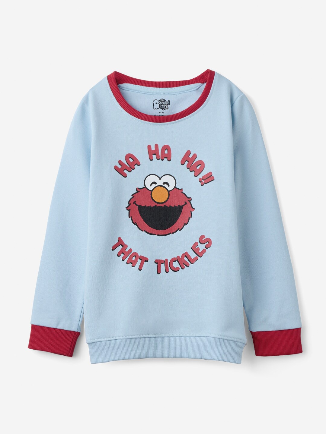 The Souled Store Boys Sesame Street Printed Long Sleeve Cotton Pullover Sweatshirt, Blue
The Souled Store Boys Sesame Street Printed Long Sleeve Cotton Pullover Sweatshirt, Blue