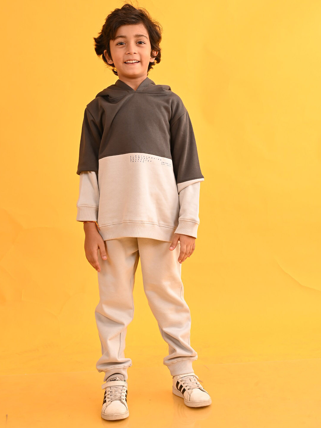 Anthrilo Boys Colourblocked Top with Trousers, Brown
Anthrilo Boys Colourblocked Top with Trousers, Brown