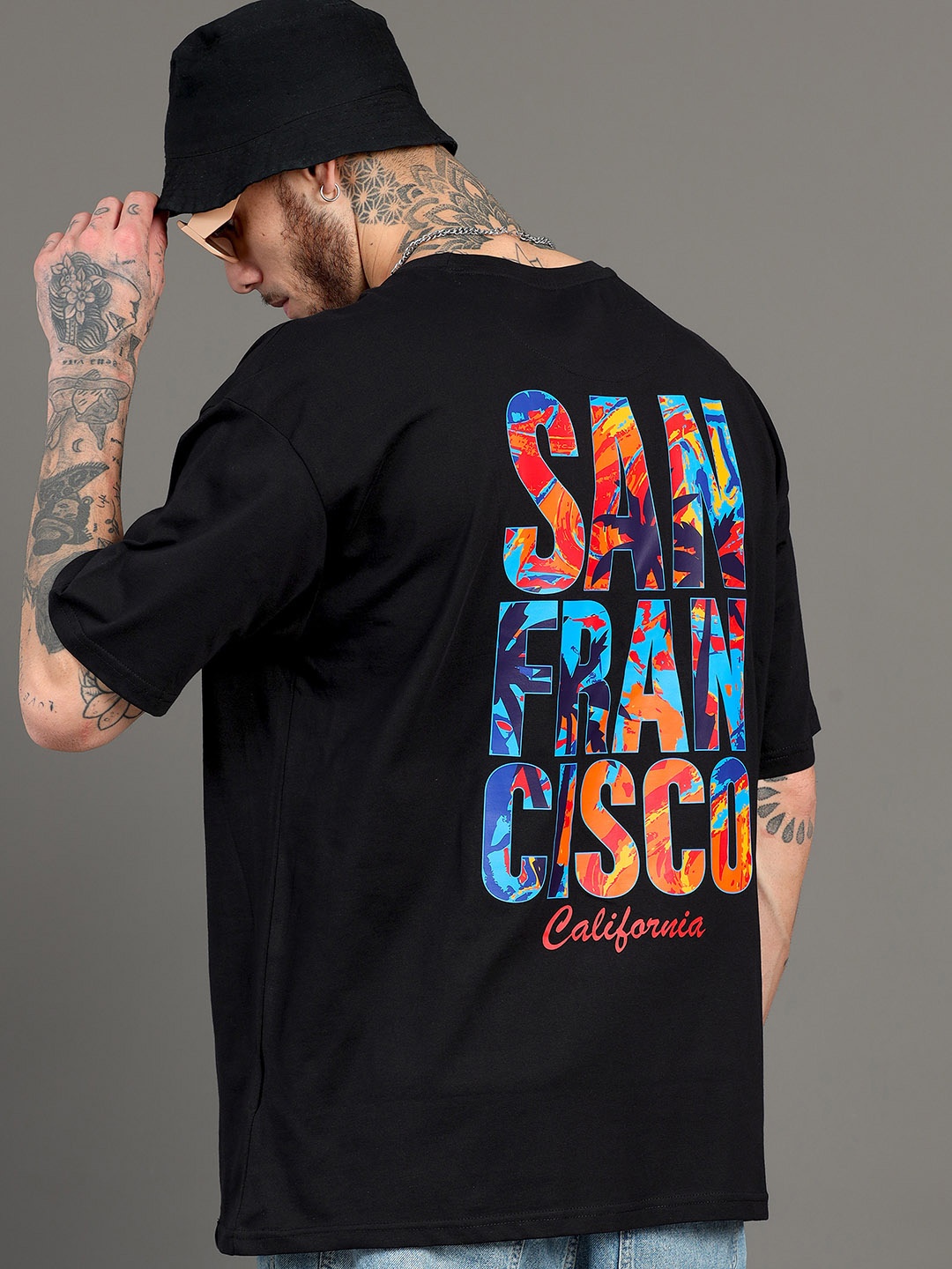 SILISOUL Typography Printed Drop-Shoulder Sleeves Bio Finish Pure Cotton Oversized T-shirt, Black
SILISOUL Typography Printed Drop-Shoulder Sleeves Bio Finish Pure Cotton Oversized T-shirt, Black
